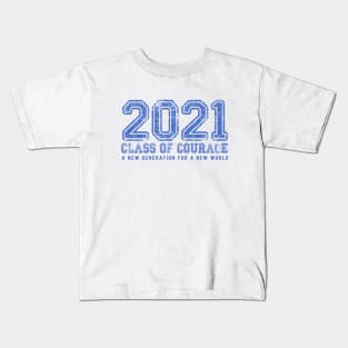 2021 Class of Courage in Blue Kids T-Shirt
